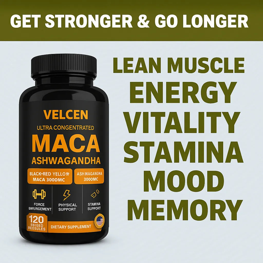 VELCEN Maca + Ashwagandha